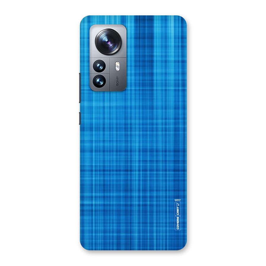 Stripe Blue Abstract Back Case for Xiaomi 12 Pro