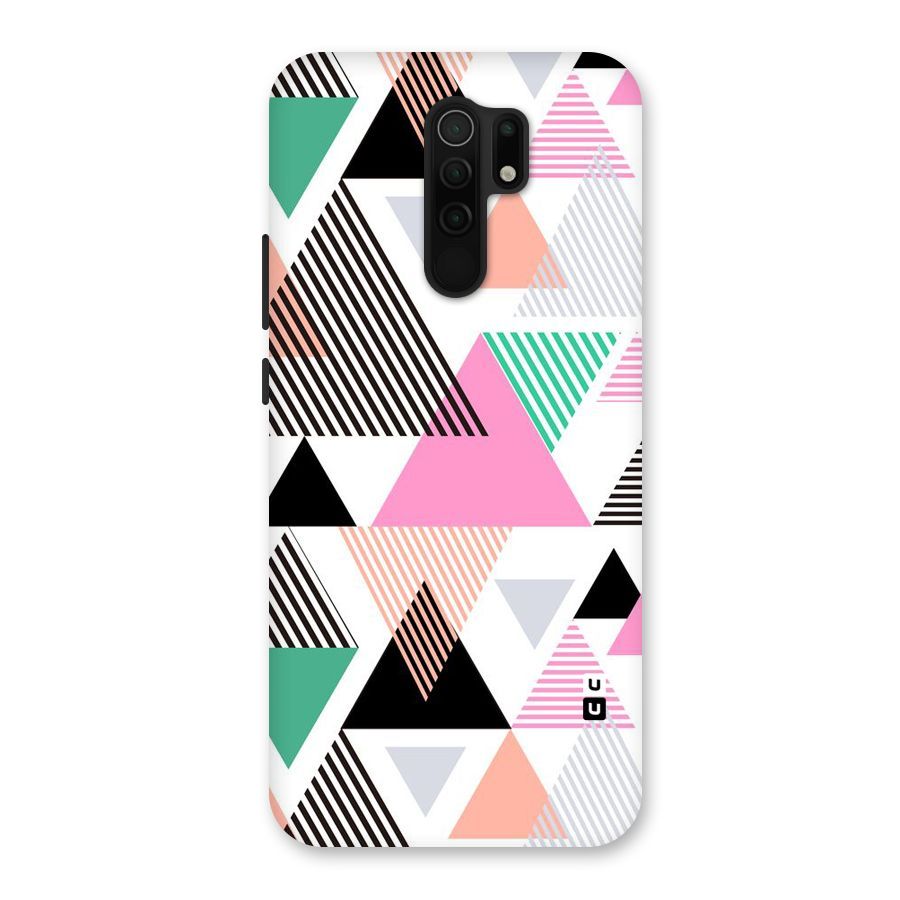 Stripes Abstract Colors Back Case for Poco M2