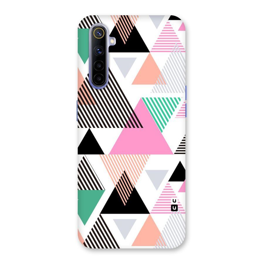 Stripes Abstract Colors Back Case for Realme 6