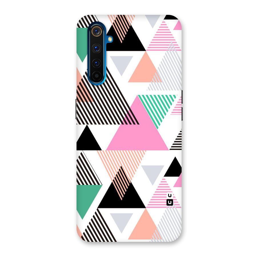 Stripes Abstract Colors Back Case for Realme 6 Pro