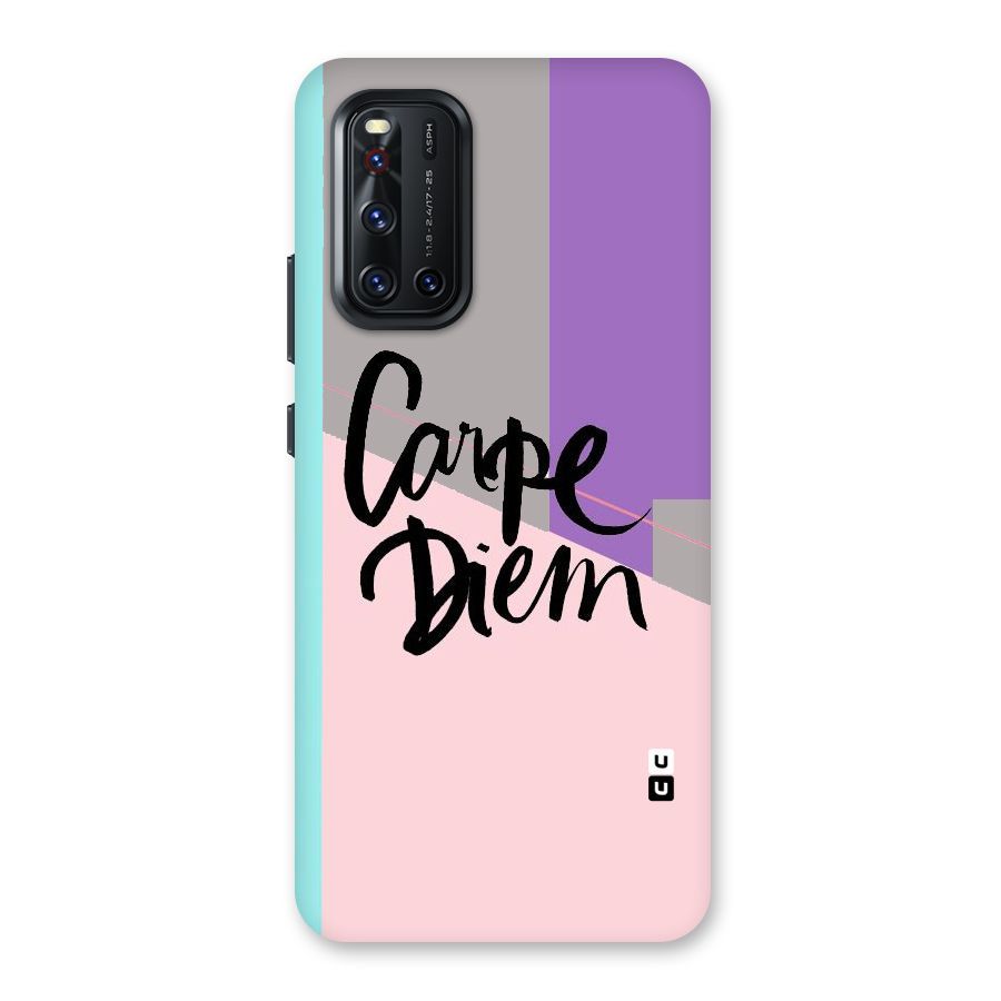 Stripes Black Diem Back Case for Vivo V19