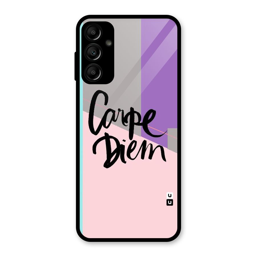 Stripes Black Diem Glass Back Case for Galaxy A14 5G