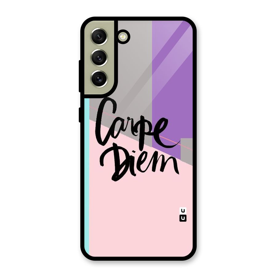 Stripes Black Diem Glass Back Case for Galaxy S21 FE 5G