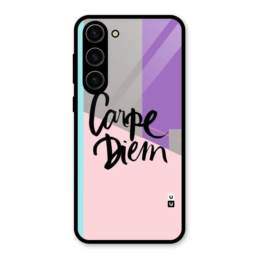 Stripes Black Diem Glass Back Case for Galaxy S23 Plus