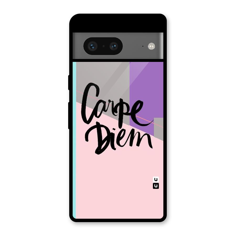 Stripes Black Diem Glass Back Case for Google Pixel 7