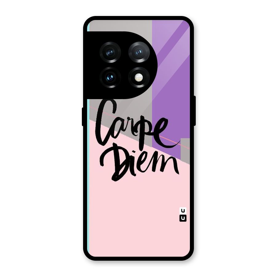 Stripes Black Diem Glass Back Case for OnePlus 11
