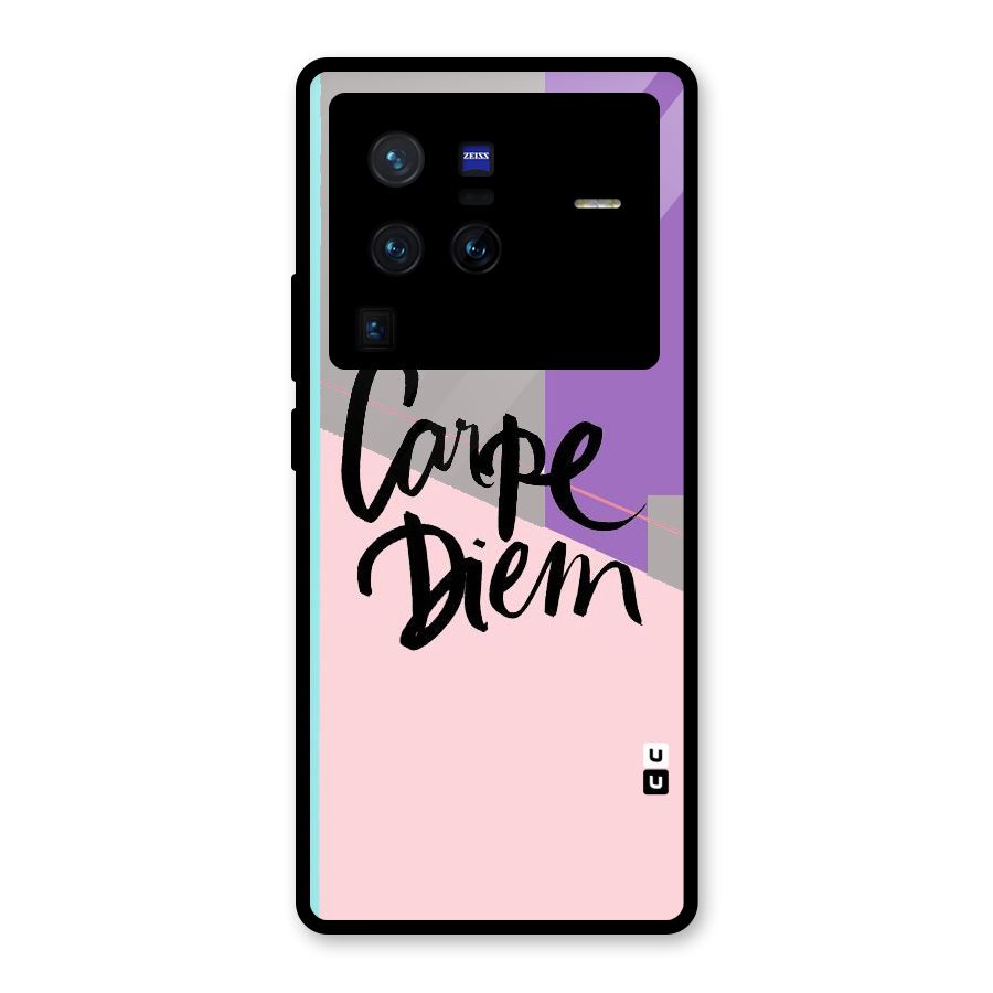 Stripes Black Diem Glass Back Case for Vivo X80 Pro