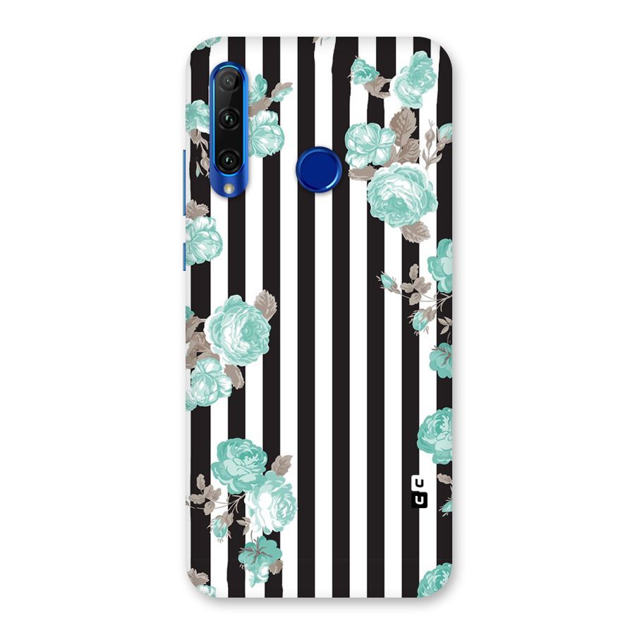 Stripes Bloom Back Case for Honor 20i