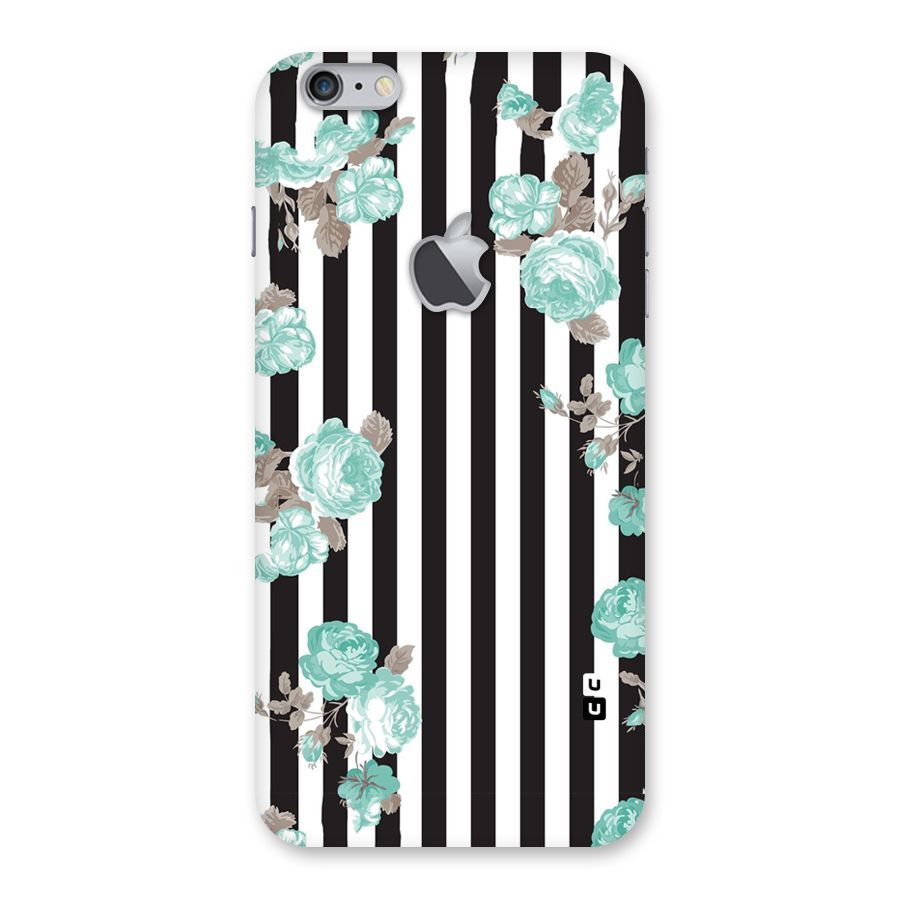 Stripes Bloom Back Case for iPhone 6 Plus 6S Plus Logo Cut