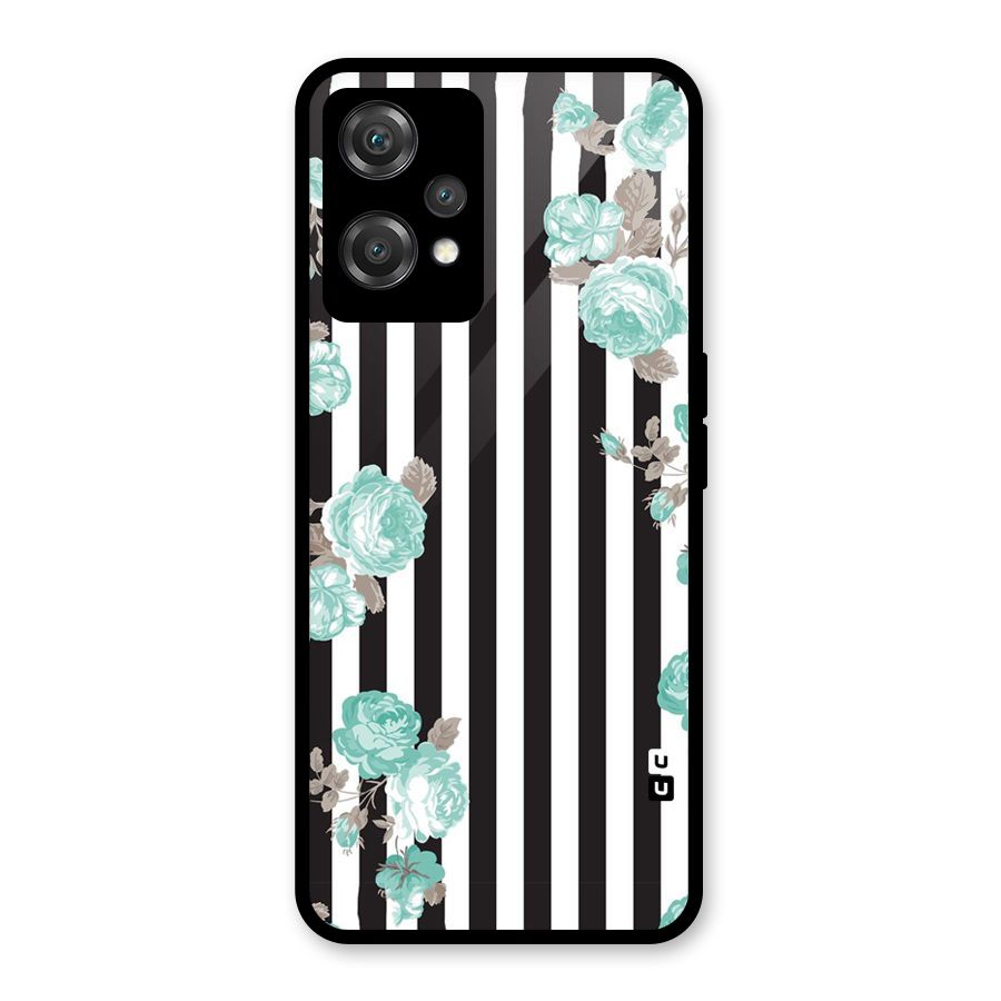 Stripes Bloom Glass Back Case for OnePlus Nord CE 2 Lite 5G