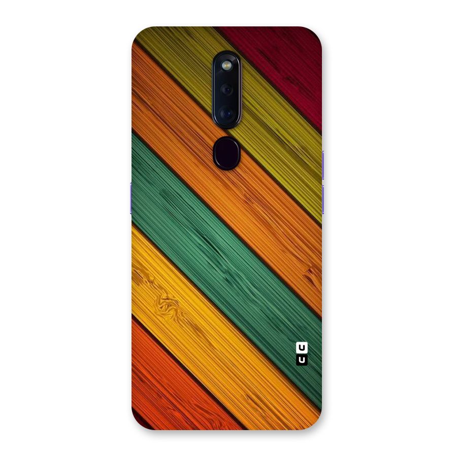 Stripes Classic Design Back Case for Oppo F11 Pro