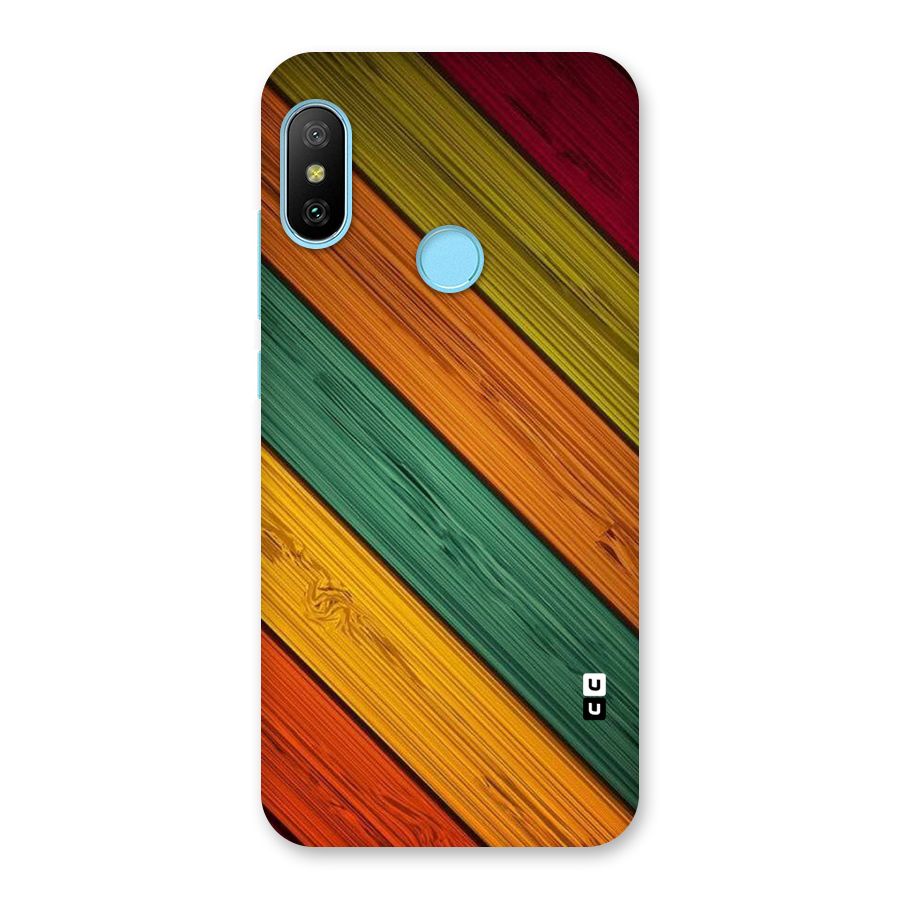 Stripes Classic Design Back Case for Redmi 6 Pro