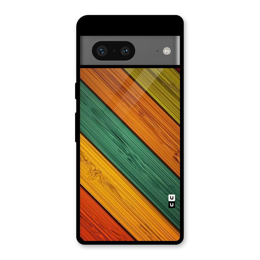 Stripes Classic Design Glass Back Case for Google Pixel 7