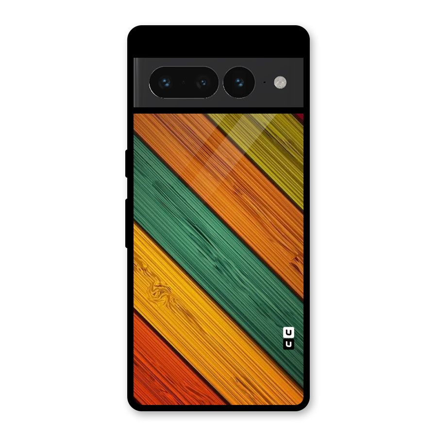 Stripes Classic Design Glass Back Case for Google Pixel 7 Pro