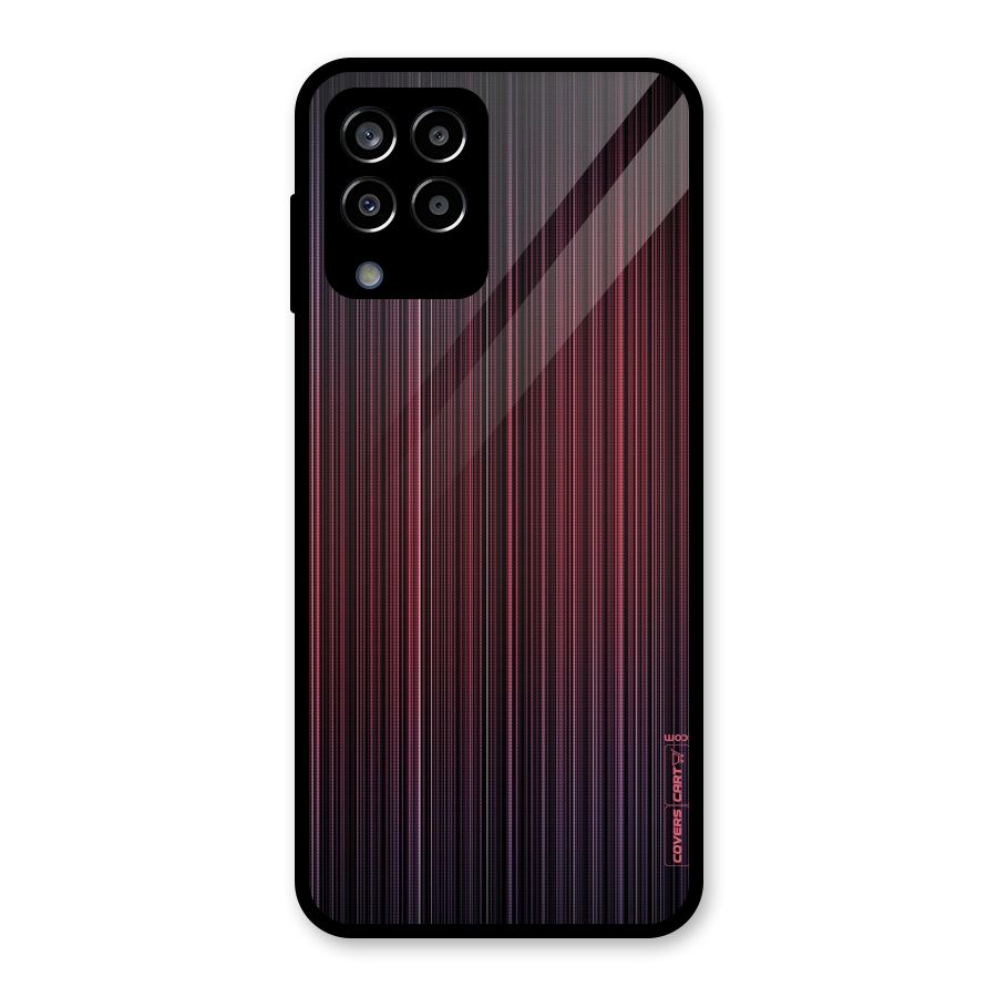 Stripes Gradiant Glass Back Case for Galaxy M33