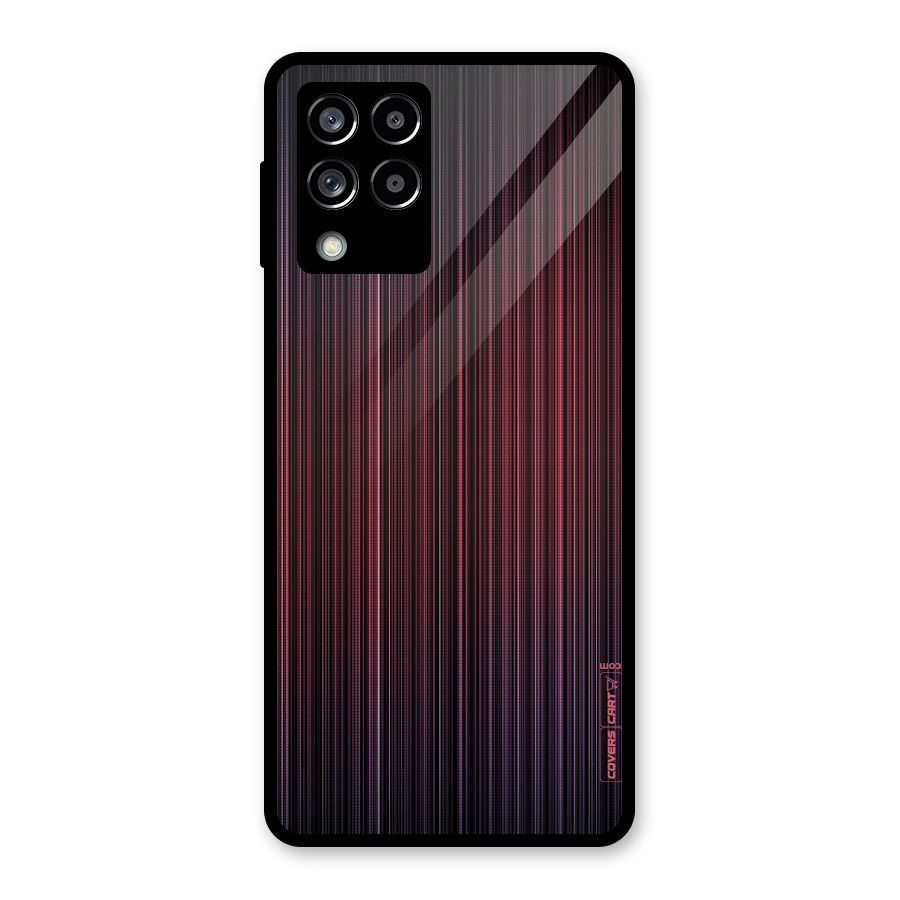 Stripes Gradiant Glass Back Case for Galaxy M53 5G