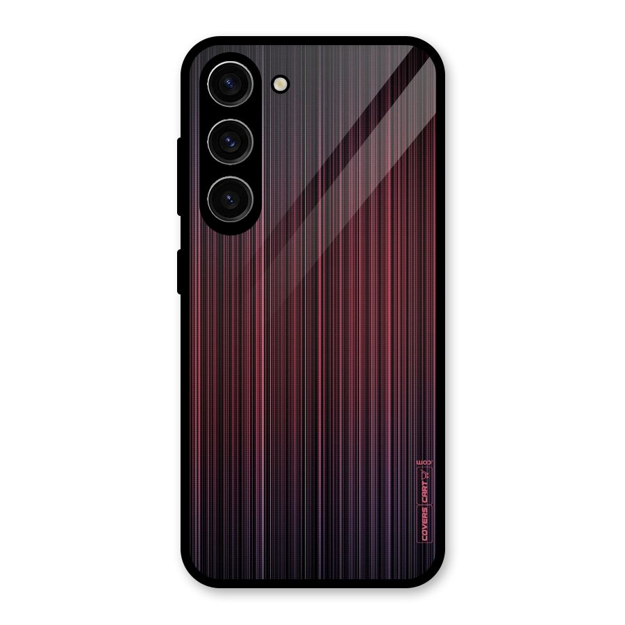 Stripes Gradiant Glass Back Case for Galaxy S23