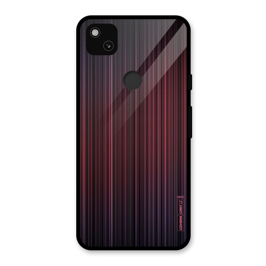 Stripes Gradiant Glass Back Case for Google Pixel 4a