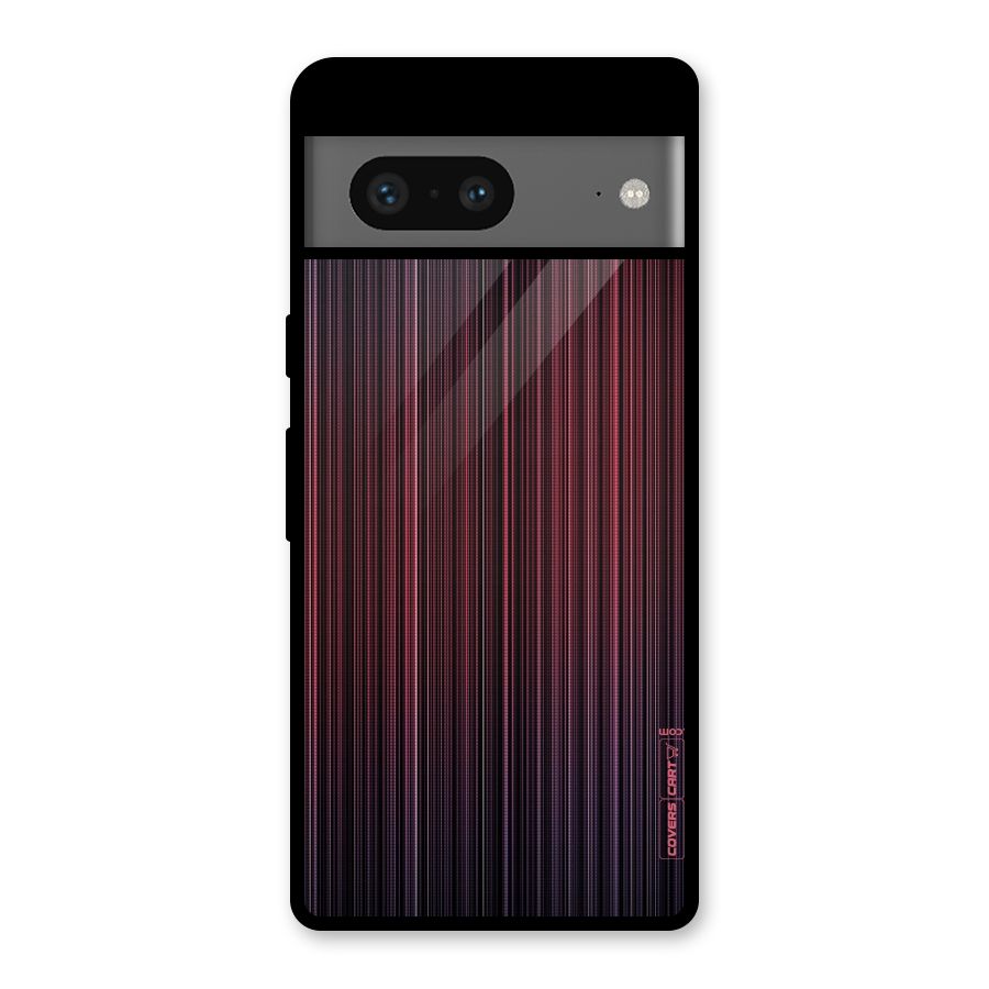 Stripes Gradiant Glass Back Case for Google Pixel 7