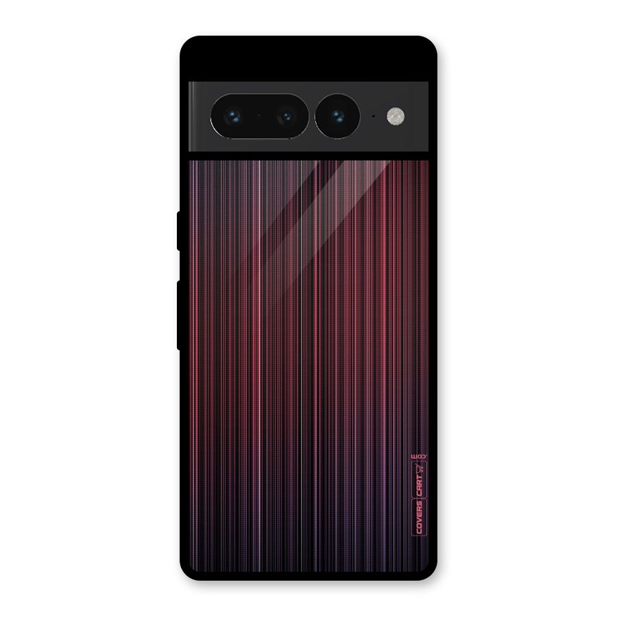 Stripes Gradiant Glass Back Case for Google Pixel 7 Pro