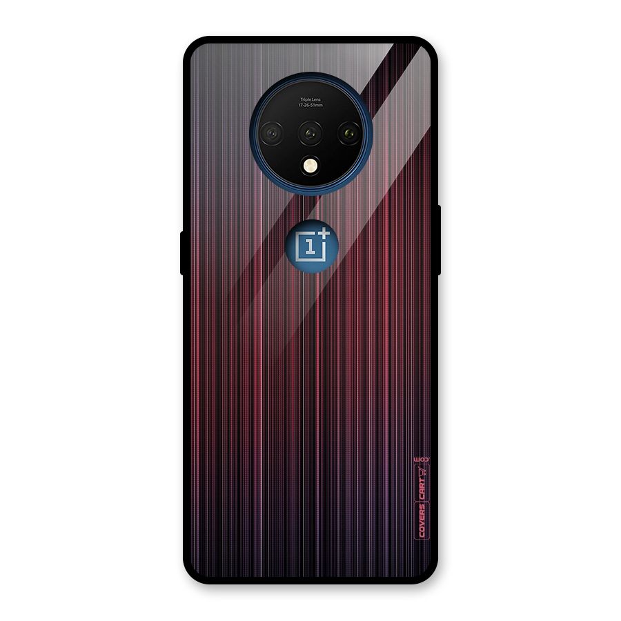 Stripes Gradiant Glass Back Case for OnePlus 7T