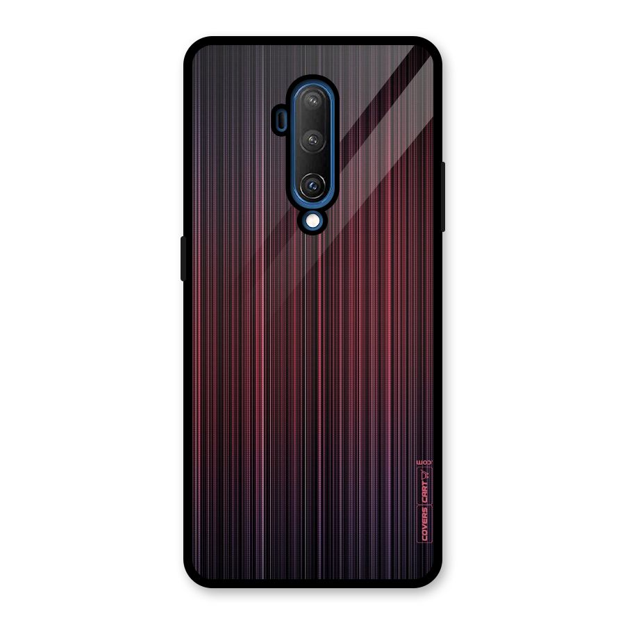 Stripes Gradiant Glass Back Case for OnePlus 7T Pro
