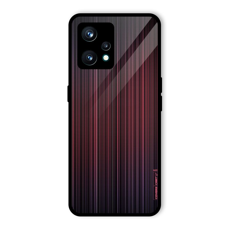 Stripes Gradiant Glass Back Case for Realme 9 Pro Plus 5G
