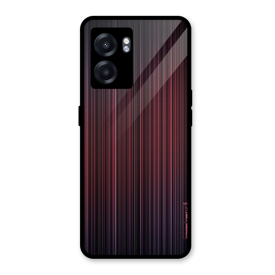 Stripes Gradiant Glass Back Case for Realme Narzo 50 5G