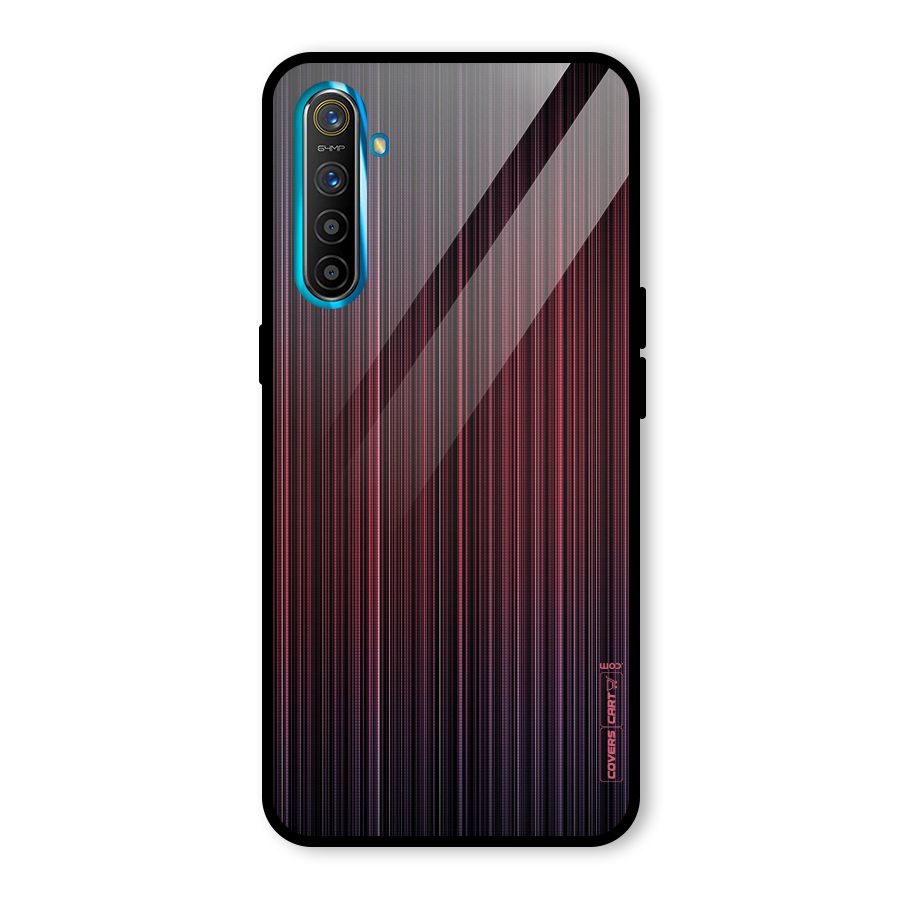 Stripes Gradiant Glass Back Case for Realme X2