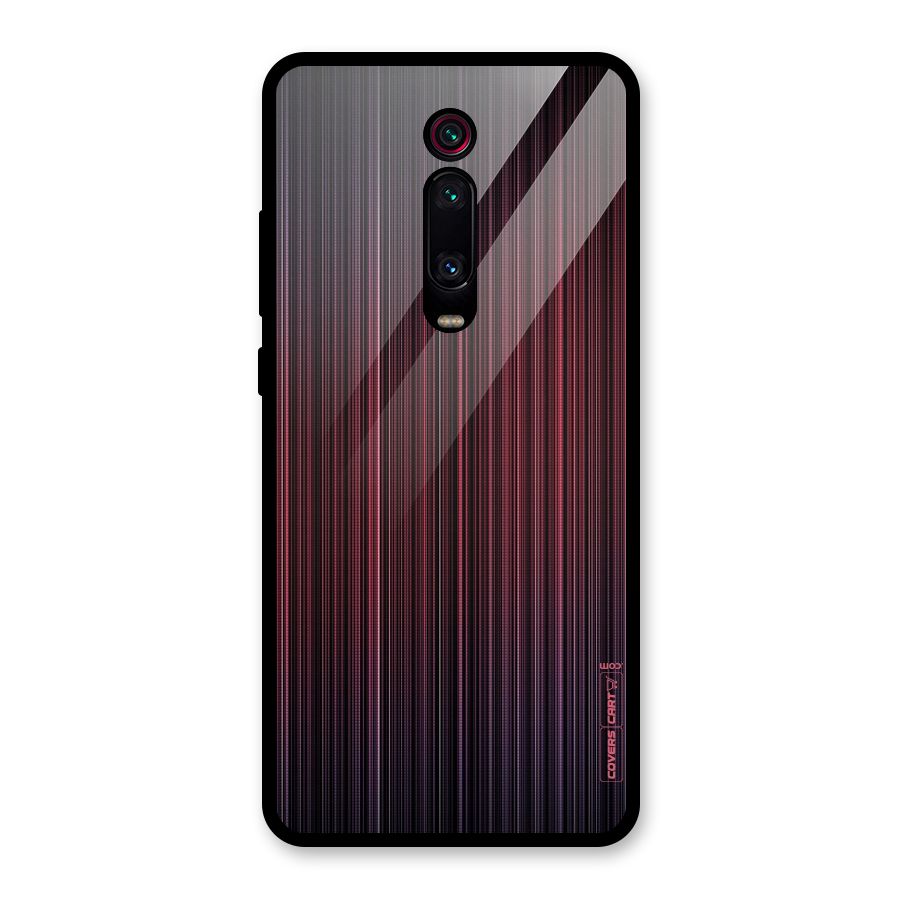 Stripes Gradiant Glass Back Case for Redmi K20