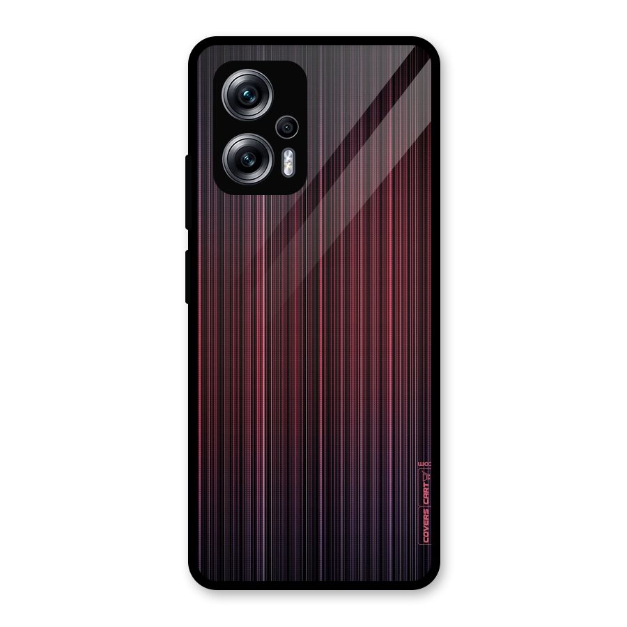 Stripes Gradiant Glass Back Case for Redmi K50i