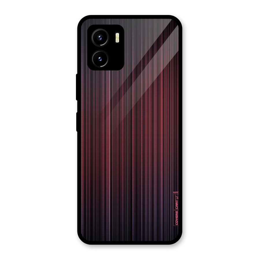 Stripes Gradiant Glass Back Case for Vivo Y15s