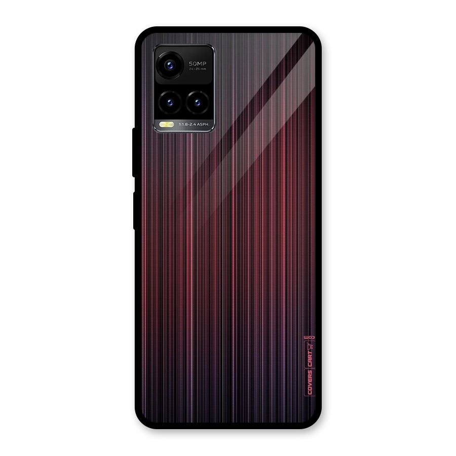 Stripes Gradiant Glass Back Case for Vivo Y21T