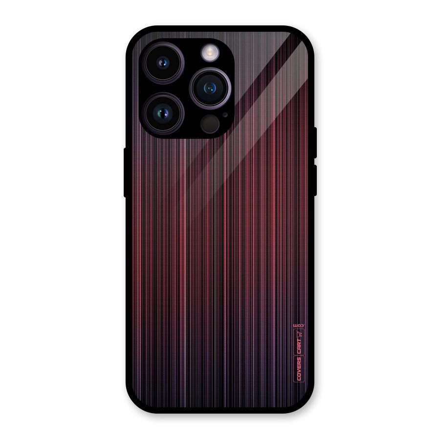 Stripes Gradiant Glass Back Case for iPhone 14 Pro