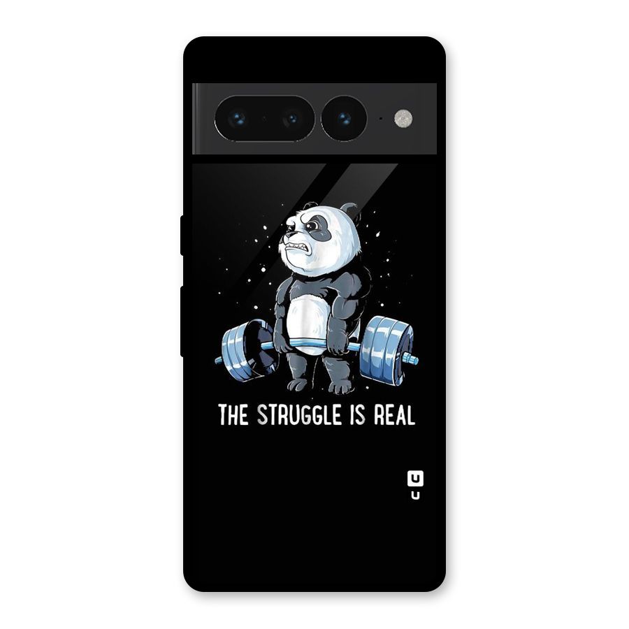 Struggle in Real Glass Back Case for Google Pixel 7 Pro
