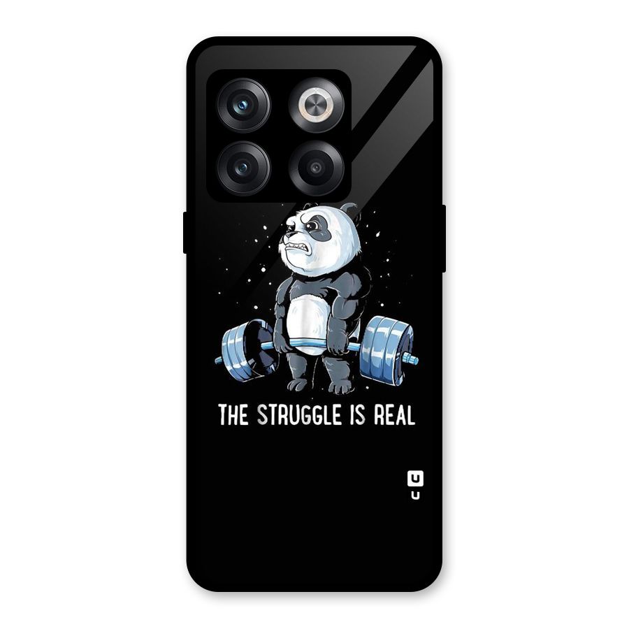 Struggle in Real Glass Back Case for OnePlus 10T