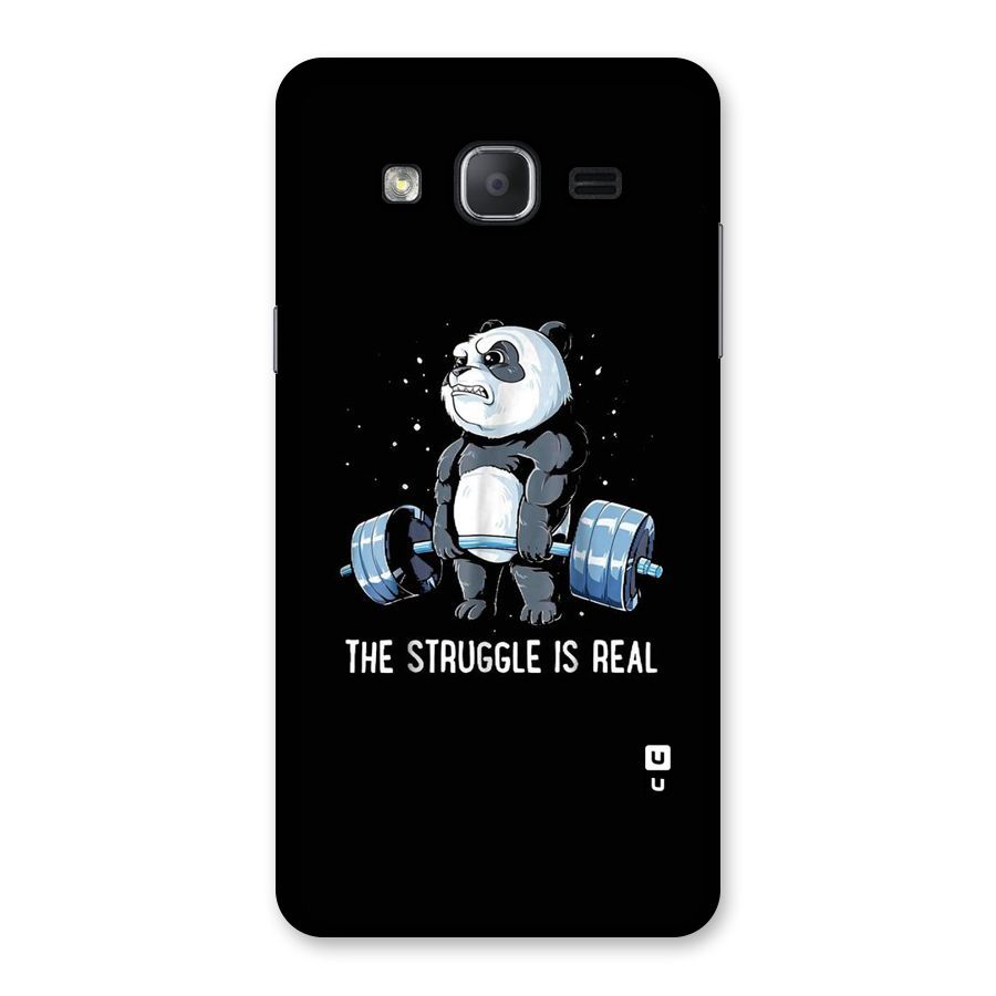 Struggle is Real Panda Back Case for Galaxy On7 2015