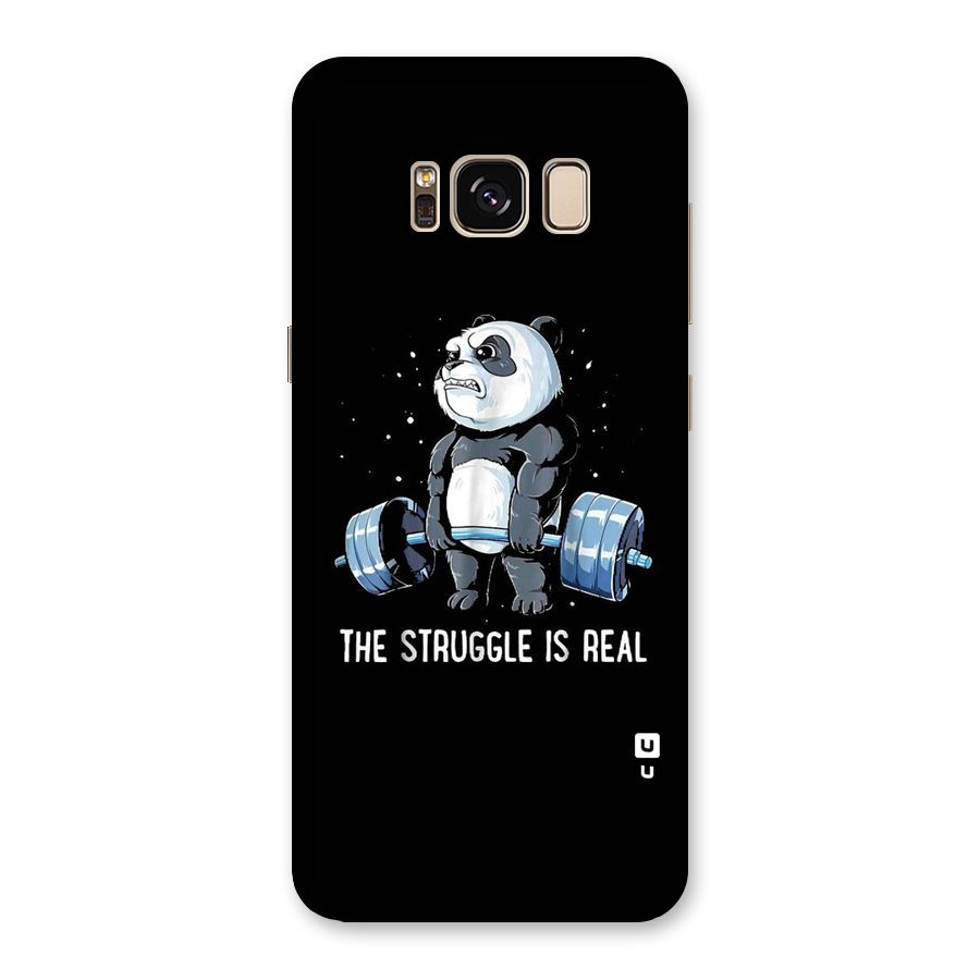 Struggle is Real Panda Back Case for Galaxy S8