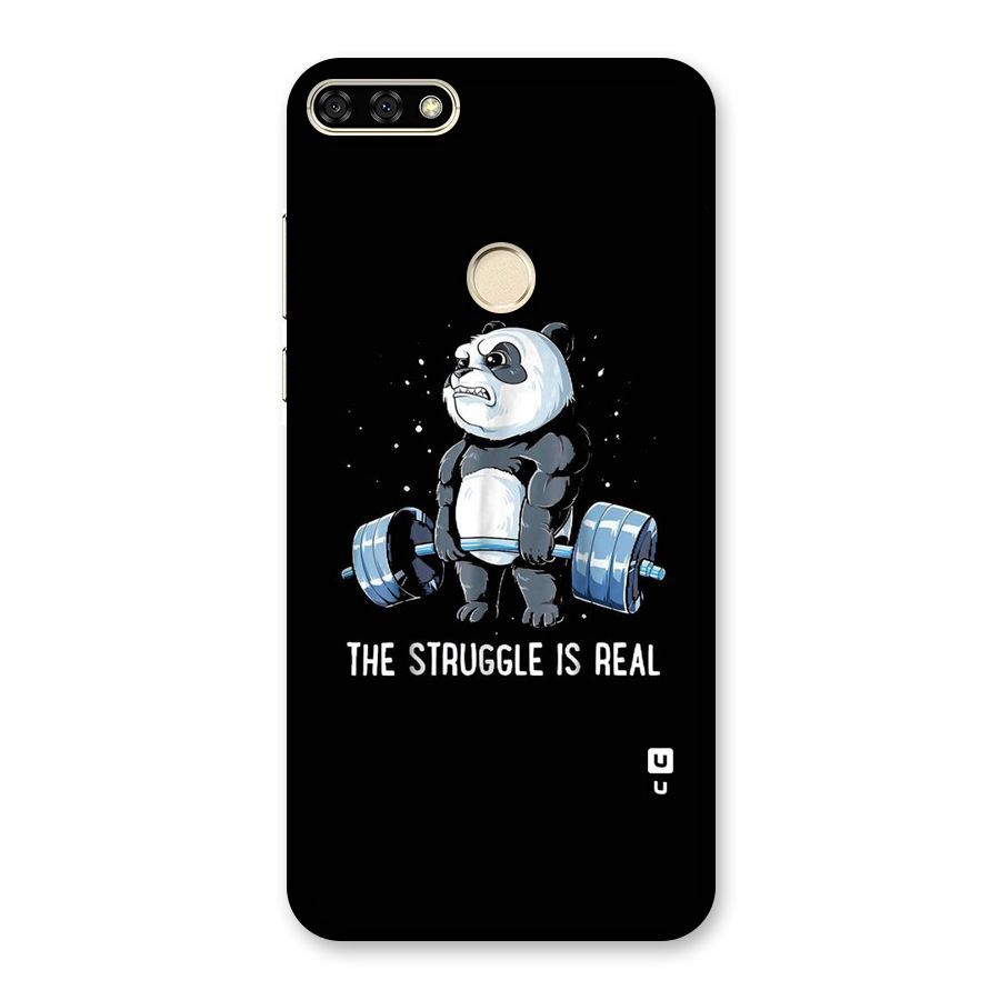 Struggle is Real Panda Back Case for Honor 7A