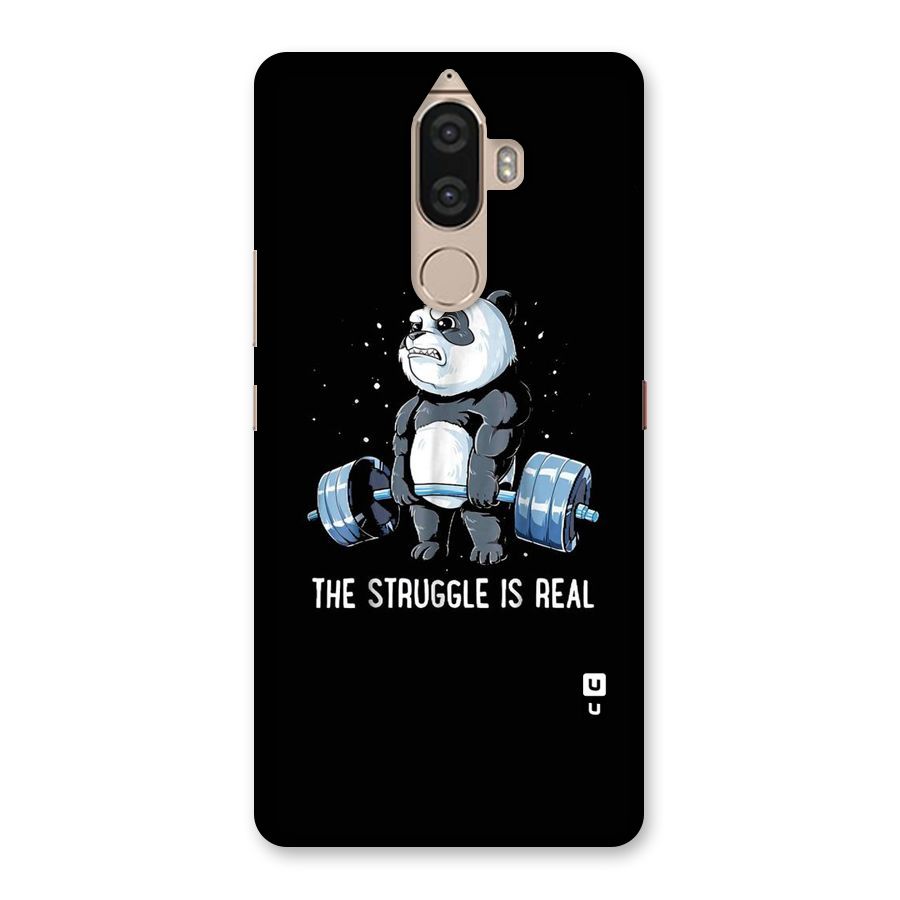 Struggle is Real Panda Back Case for Lenovo K8 Note