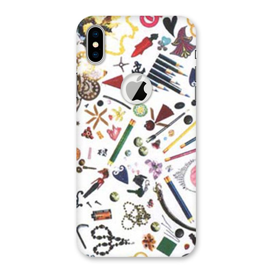 Studio Back Case for iPhone X Logo Cut