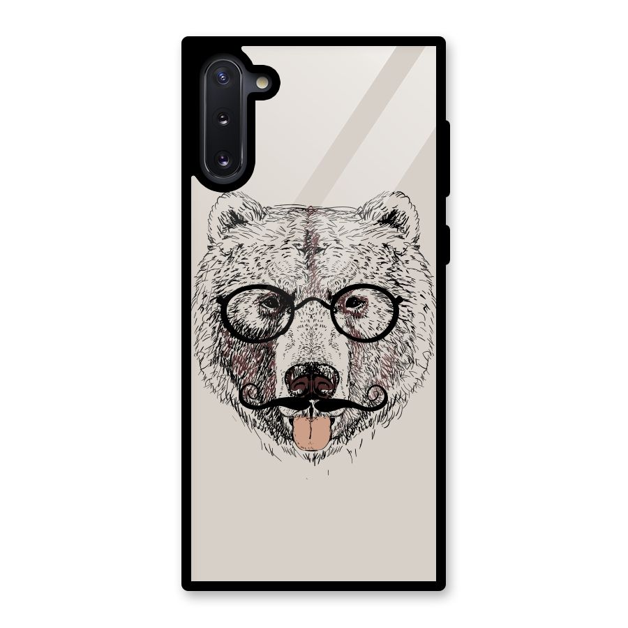 Studious Bear Glass Back Case for Galaxy Note 10