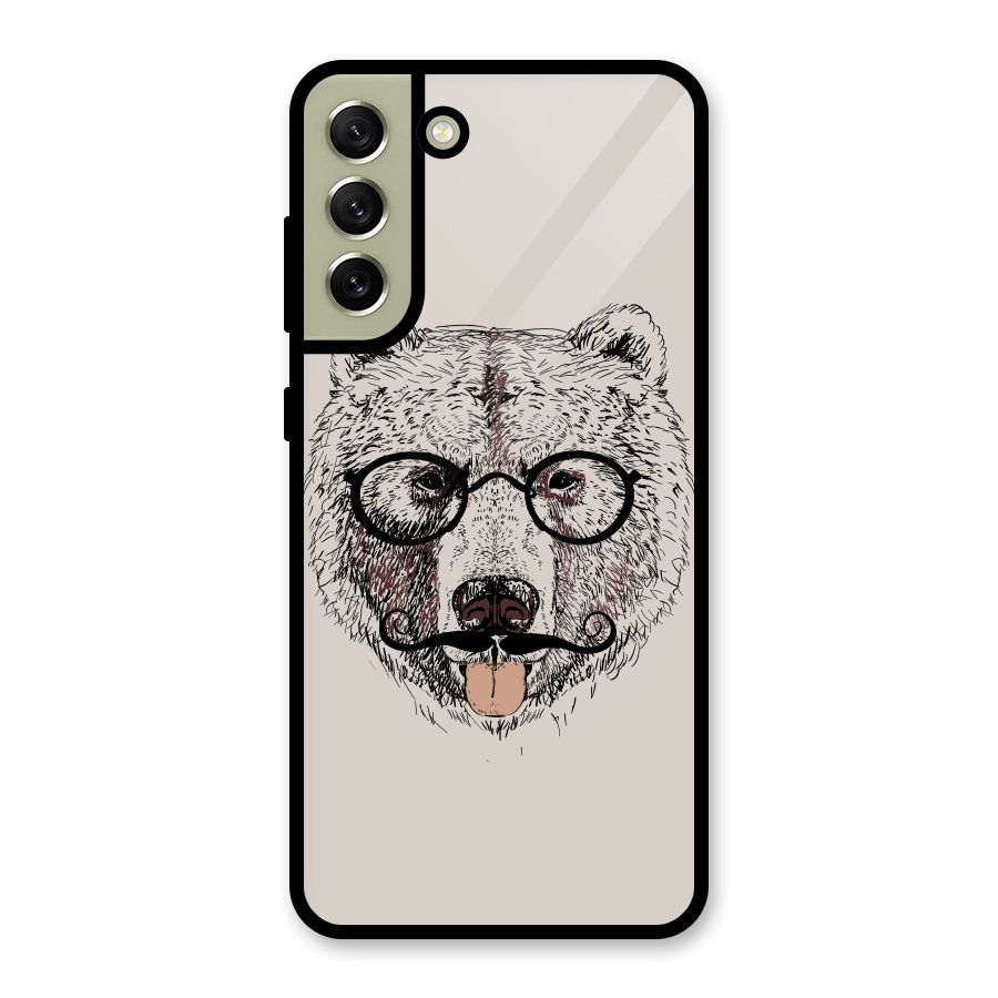 Studious Bear Glass Back Case for Galaxy S21 FE 5G