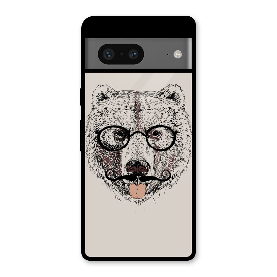 Studious Bear Glass Back Case for Google Pixel 7