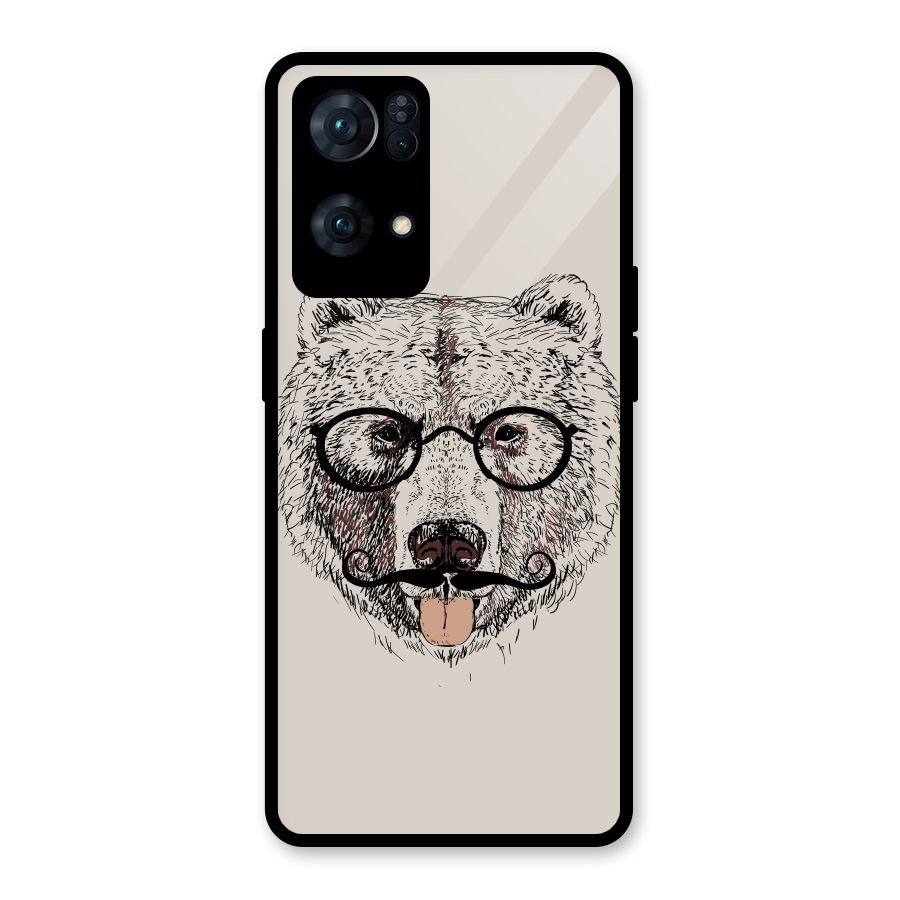 Studious Bear Glass Back Case for Oppo Reno7 Pro 5G