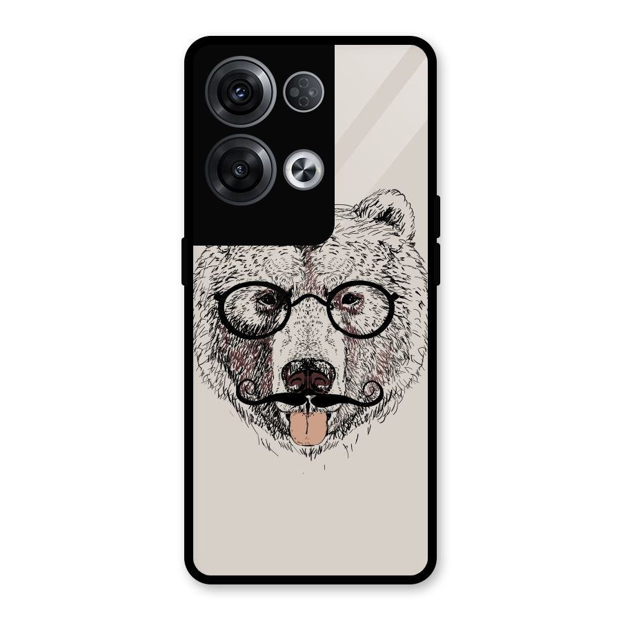 Studious Bear Glass Back Case for Oppo Reno8 Pro 5G