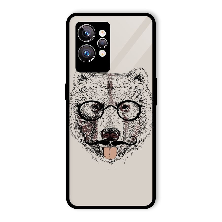 Studious Bear Glass Back Case for Realme GT2 Pro
