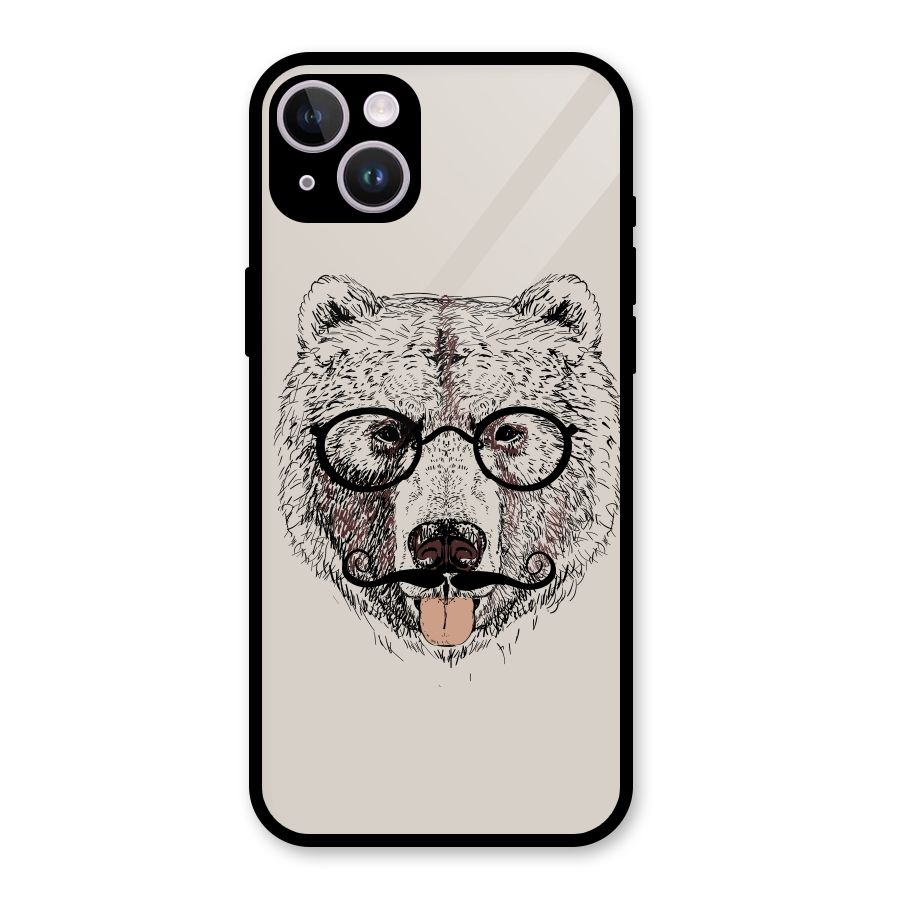 Studious Bear Glass Back Case for iPhone 14 Plus