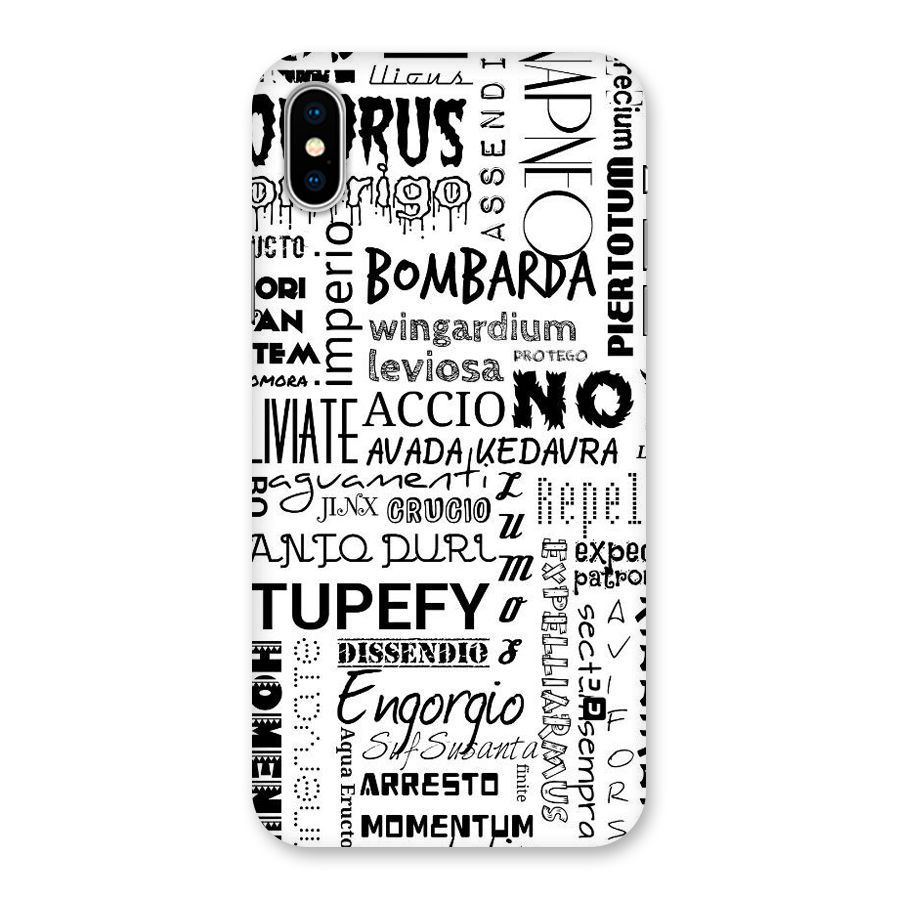 Stupefy Back Case for iPhone X