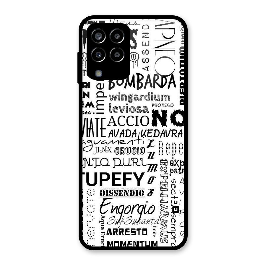 Stupefy Glass Back Case for Galaxy M33